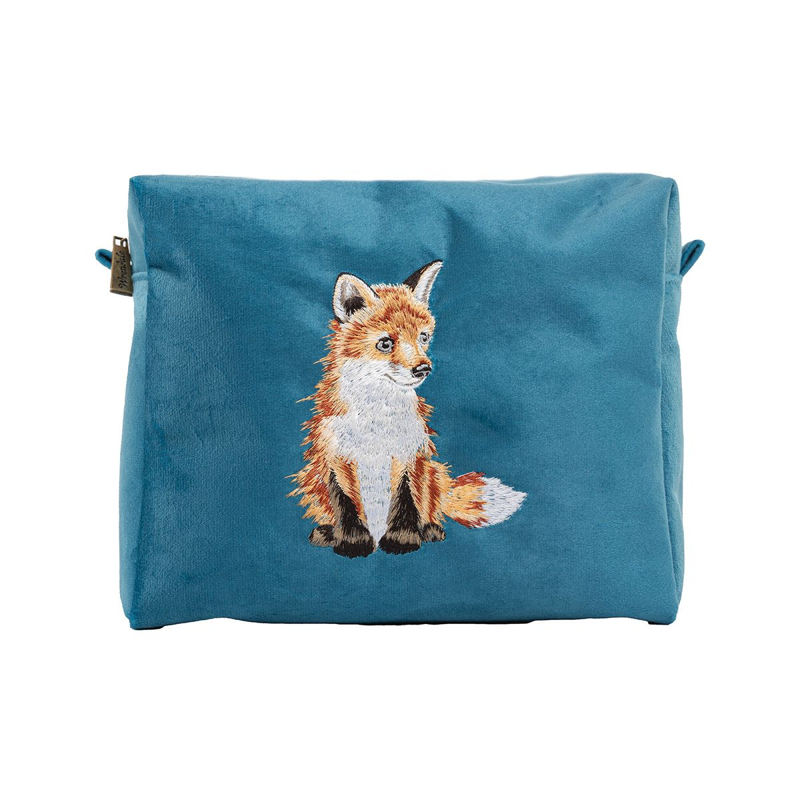 Wrendale Designs Fox Cosmetic Bag - Stay Clever