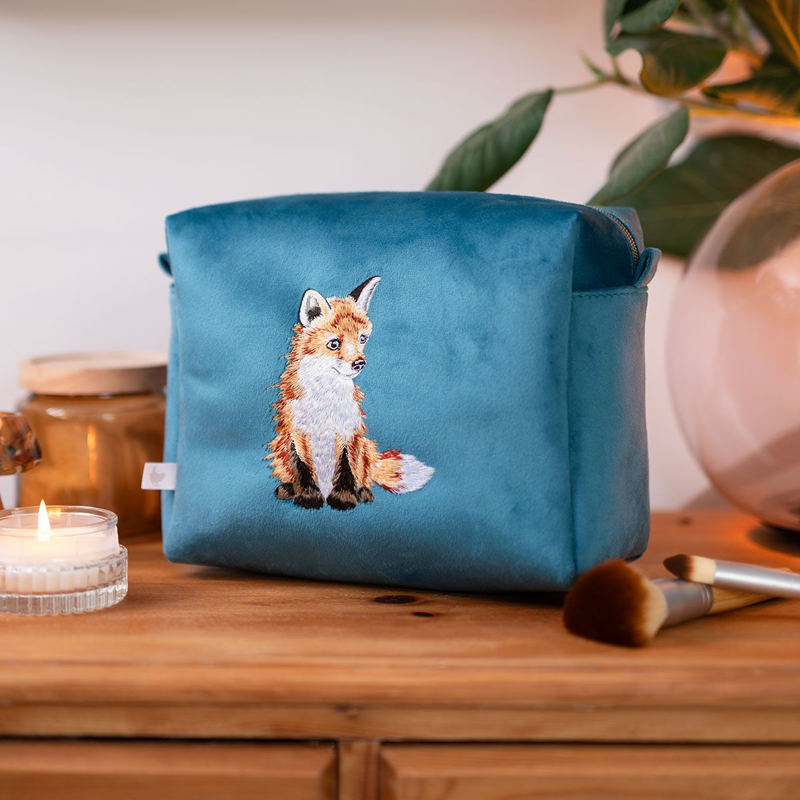 Wrendale Designs Fox Cosmetic Bag - Stay Clever-1