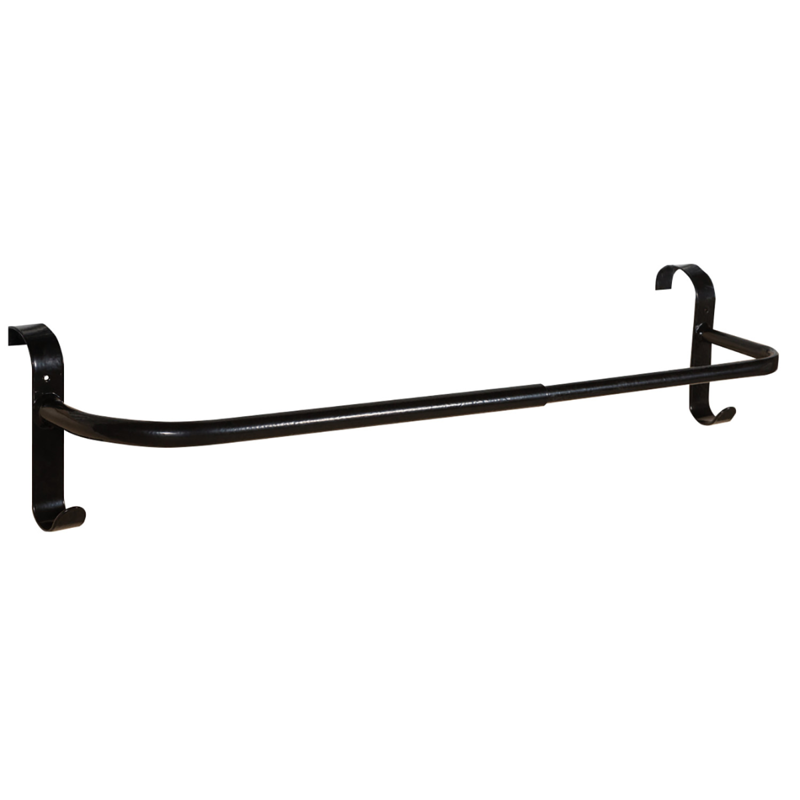 Stubbs Extendable Hook-On Rug Rail S8895 - Black