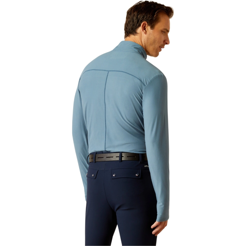 Ariat Men's Lowell 3.0 1/4 Zip Base Layer - Bluestone-1