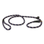 WeatherBeeta Rope Leather Slip Dog Lead - Navy/Brown