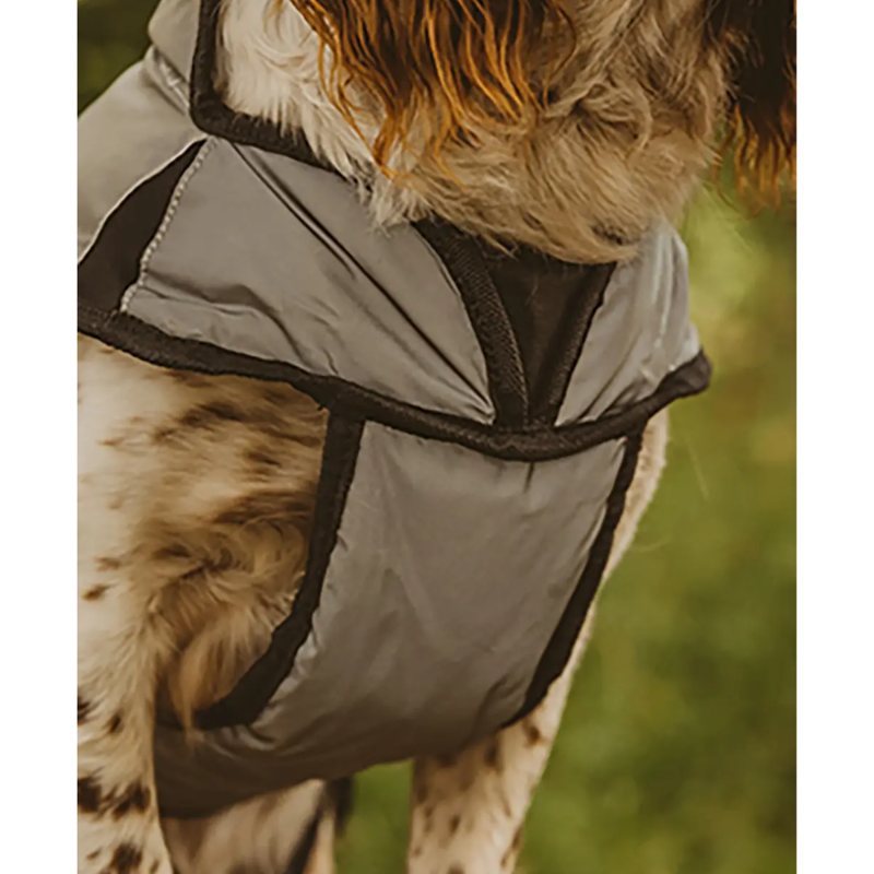 WeatherBeeta ComFiTec Reflective Dog Coat Medium - Silver-3