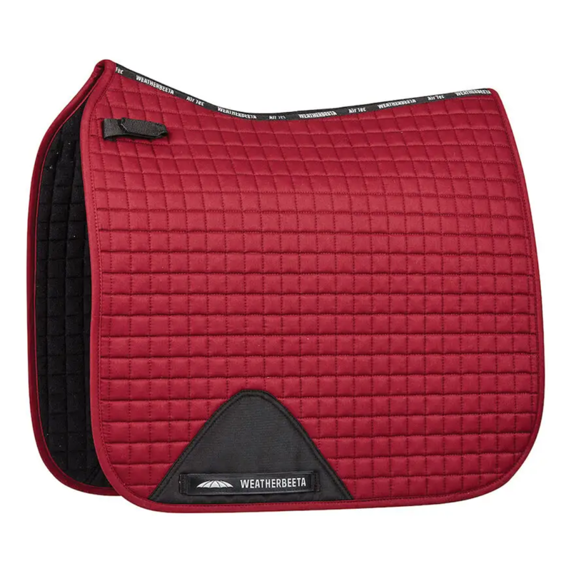 WeatherBeeta Prime Dressage Saddlepad - Maroon