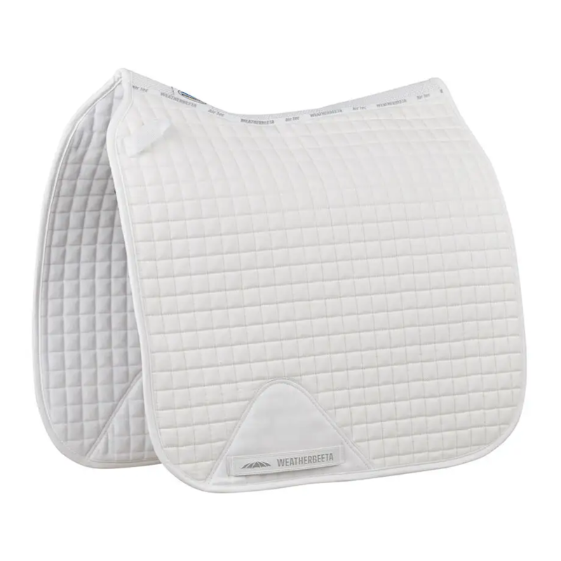 WeatherBeeta Prime Dressage Saddlepad - White