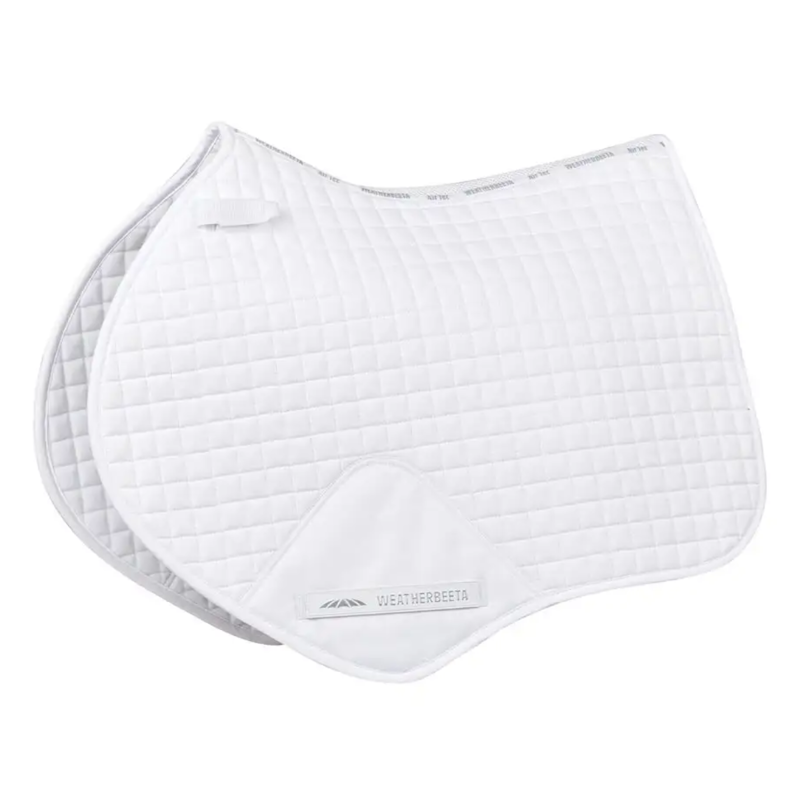 WeatherBeeta Prime Jump Shaped Saddlepad - White