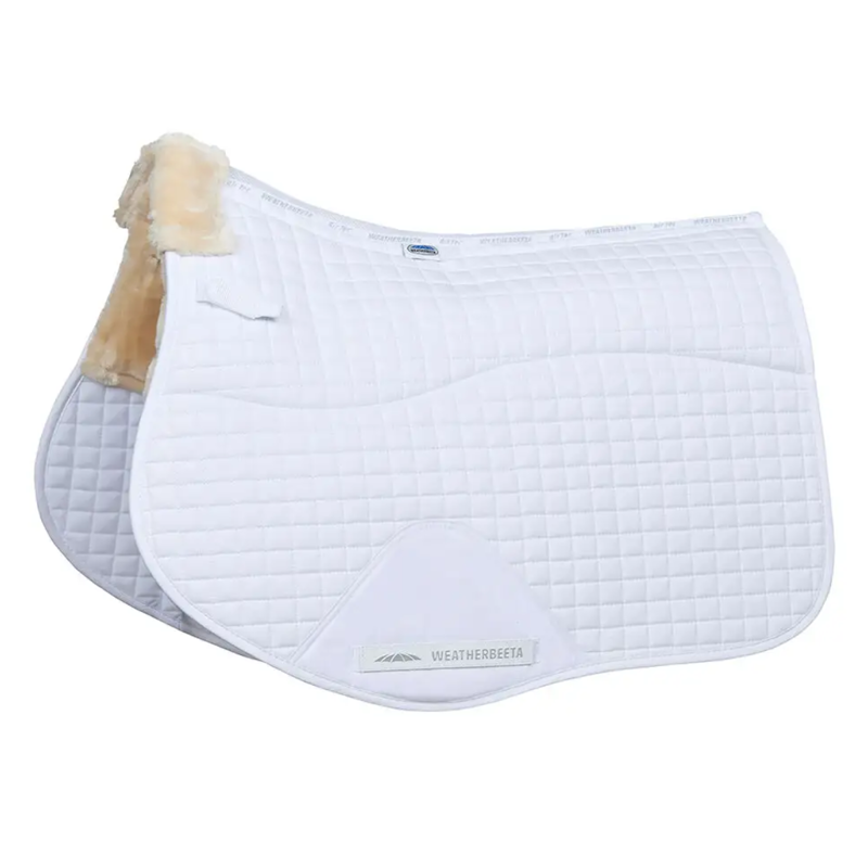 WeatherBeeta Prime Comfy Fleece All Purpose Saddlepad - White