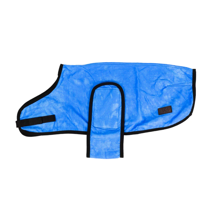Benji And Flo Cooling Dog Coat - Blue