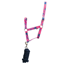 Hy Equestrian DynaForce Head Collar And Lead Rope - Raspberry/Navy