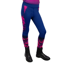 Hy Equestrian Children's DynaForce Riding Tights - Raspberry/Navy
