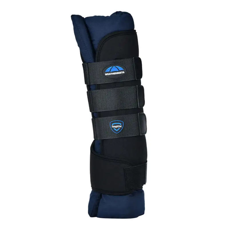 WeatherBeeta Tough-Tec Stable Boot Wraps - Black/Navy-1