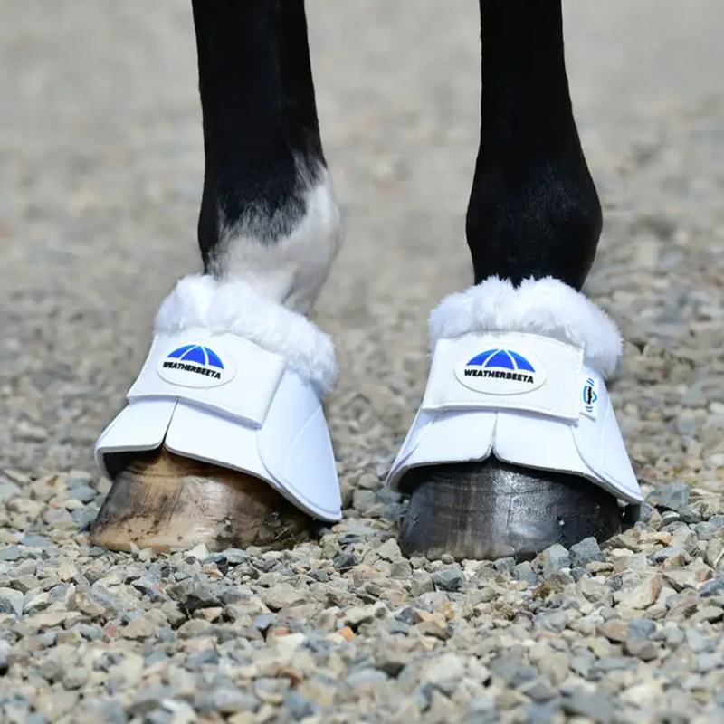 WeatherBeeta Tough-Tec Impact Fleece Trim Bell Boots - White/White-5