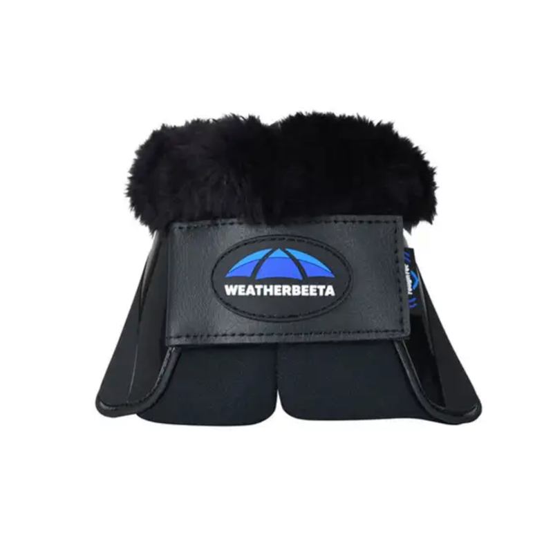 WeatherBeeta Tough-Tec Impact Fleece Trim Bell Boots - Black/Black-1