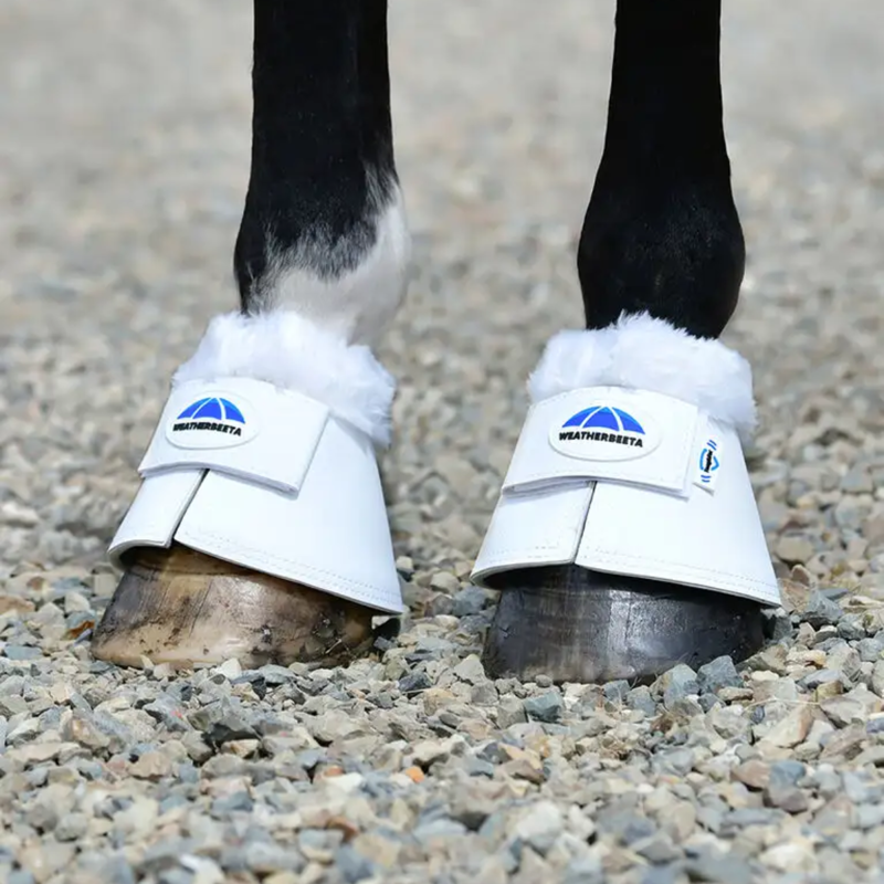 WeatherBeeta Tough-Tec Fleece Trim Bell Boots - White-3