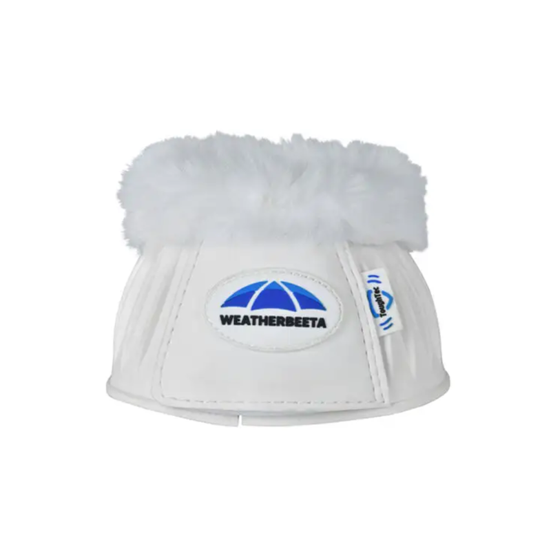 WeatherBeeta Tough-Tec Prime Fleece Trim Rubber Bell Boots - White/White-1