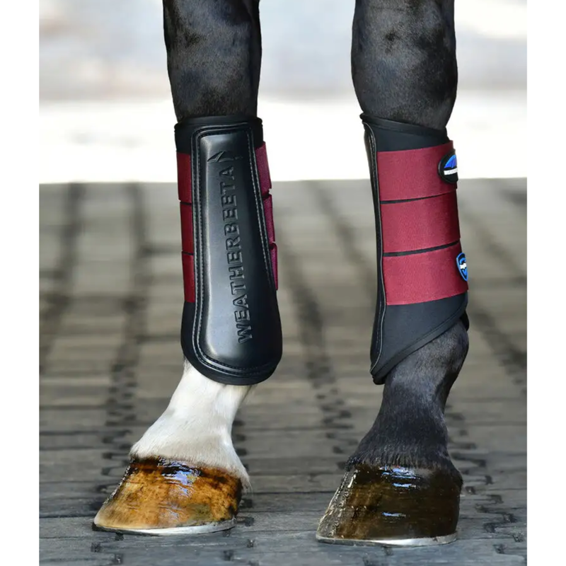 WeatherBeeta Tough-Tec Prime Brushing Boots - Black/Burgundy-3