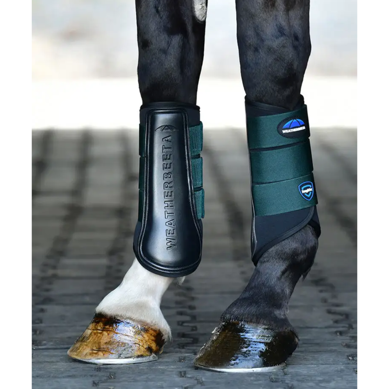 WeatherBeeta Tough-Tec Prime Brushing Boots - Black/Forest Green-2