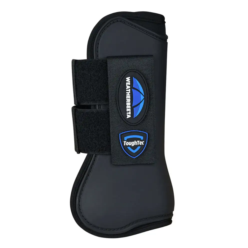WeatherBeeta Tough-Tec Prime Open Front Boots - Black/Black-1
