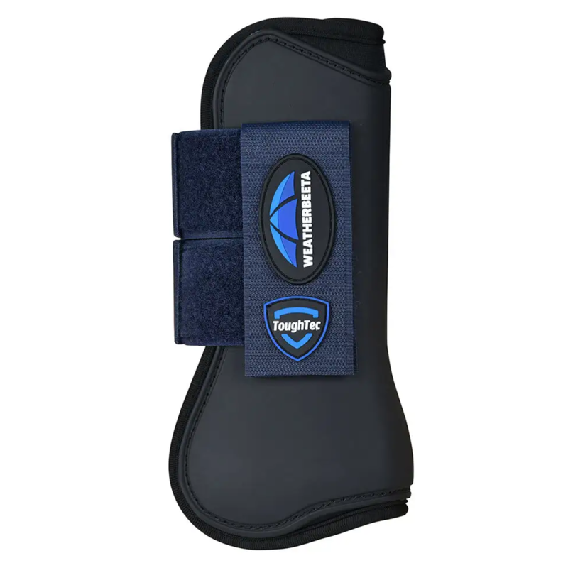 WeatherBeeta Tough-Tec Prime Open Front Boots - Black/Navy-1