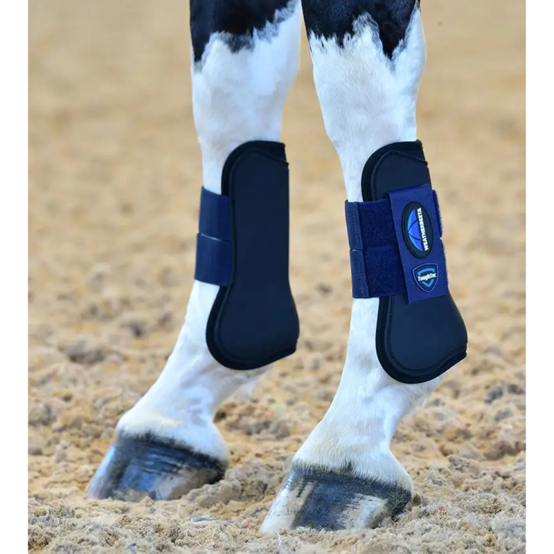 WeatherBeeta Tough-Tec Prime Open Front Boots - Black/Navy-3