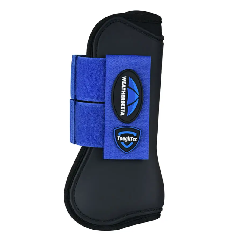 WeatherBeeta Tough-Tec Prime Open Front Boots - Black/Cobalt-1