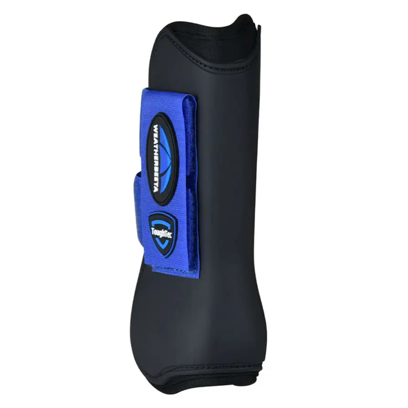 WeatherBeeta Tough-Tec Prime Open Front Boots - Black/Cobalt-2