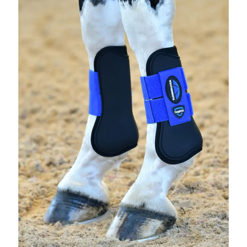 WeatherBeeta Tough-Tec Prime Open Front Boots - Black/Cobalt-3
