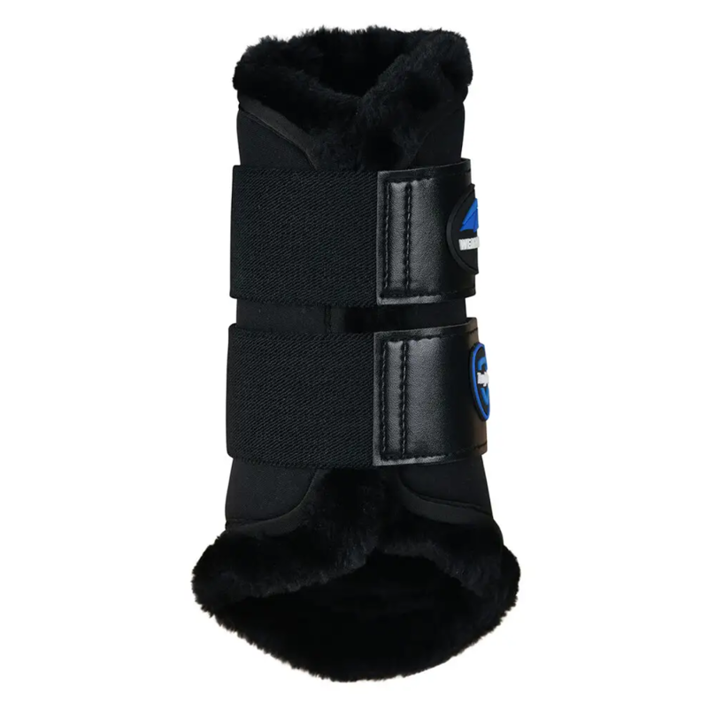 WeatherBeeta Tough-Tec Comfy Fleece Brushing Boots - Black/Black-1