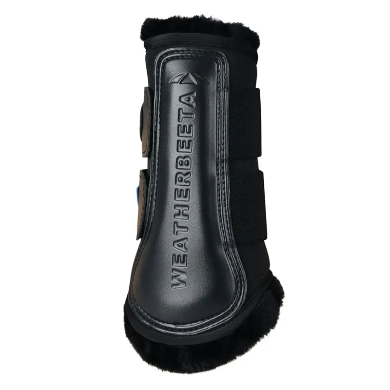 WeatherBeeta Tough-Tec Comfy Fleece Brushing Boots - Black/Black-2