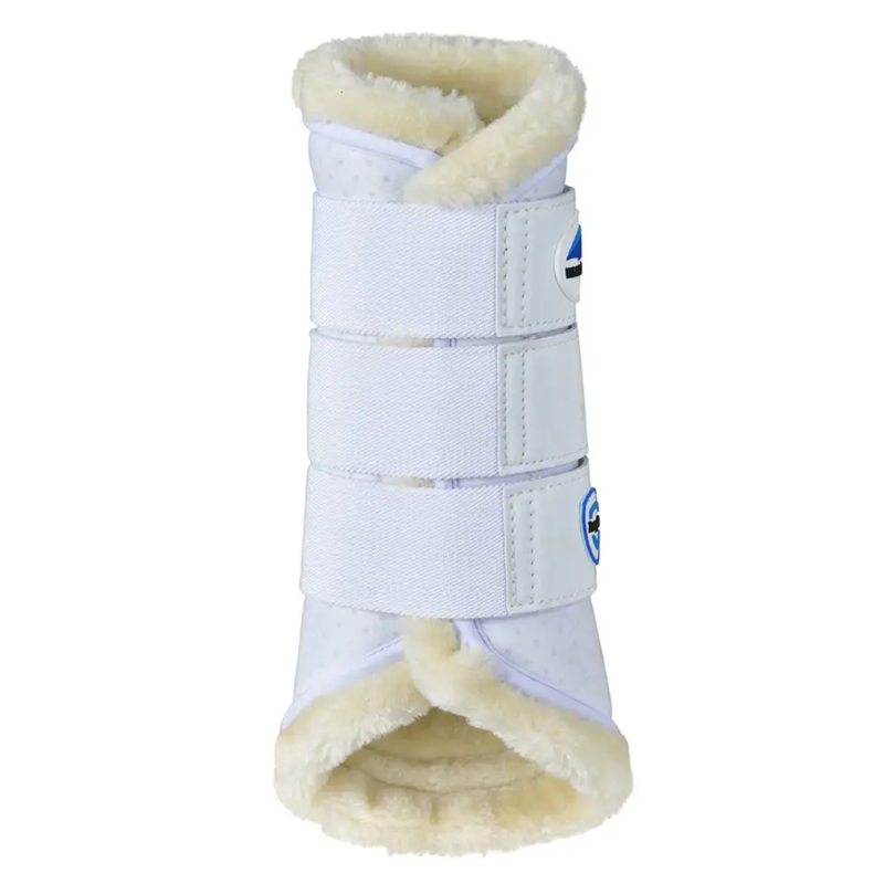 WeatherBeeta Tough-Tec Comfy Fleece Brushing Boots - White/White-1