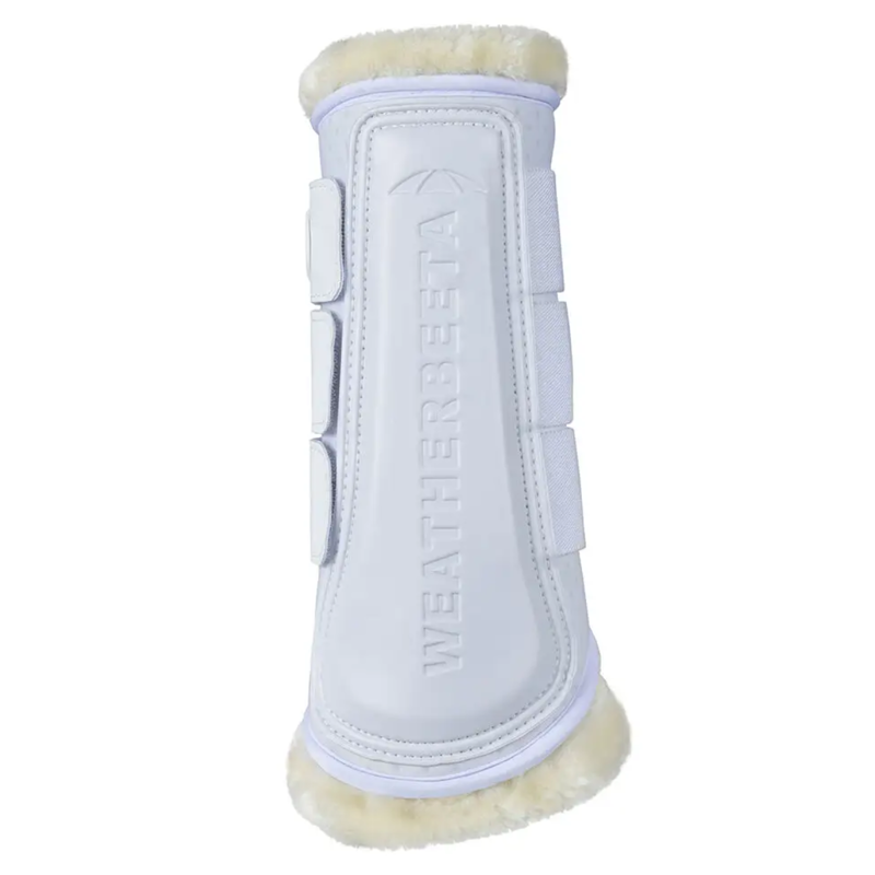 WeatherBeeta Tough-Tec Comfy Fleece Brushing Boots - White/White-2