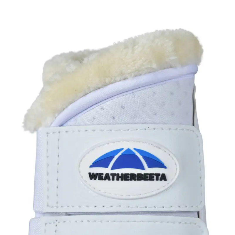 WeatherBeeta Tough-Tec Comfy Fleece Brushing Boots - White/White-3
