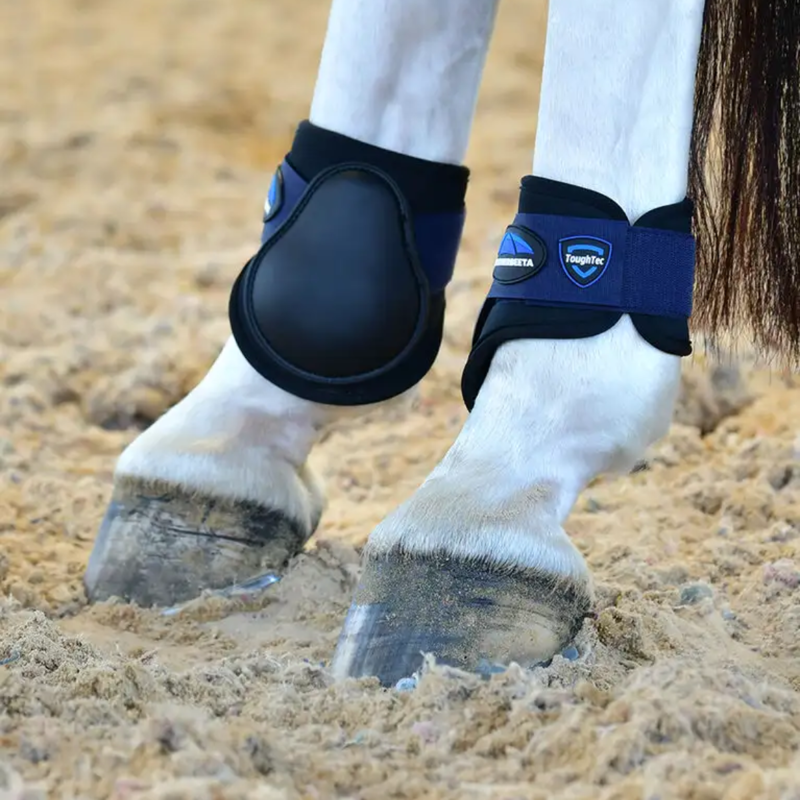 WeatherBeeta Tough-Tec Prime Fetlock Boots - Black/Navy-5