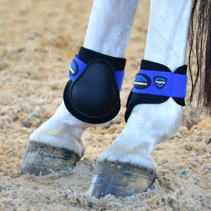 WeatherBeeta Tough-Tec Prime Fetlock Boots - Black/Cobalt-4