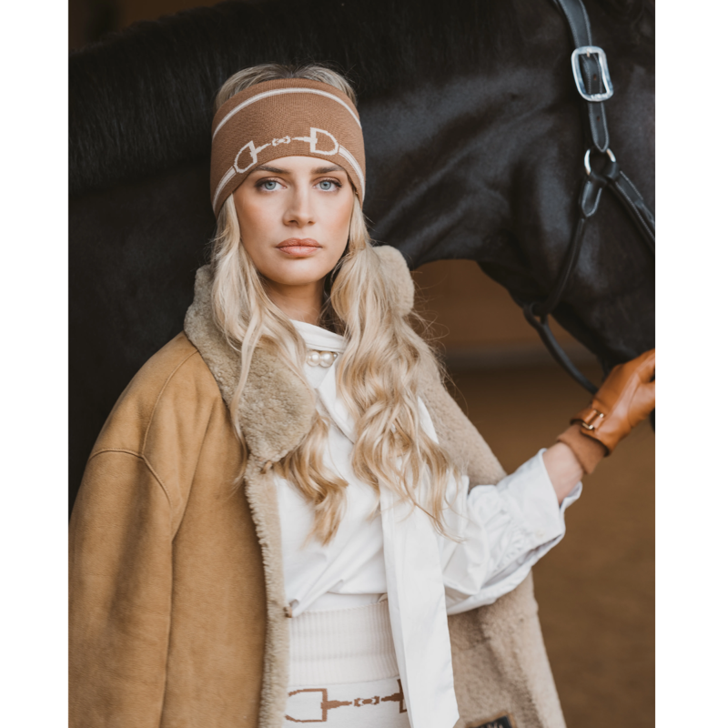 Waring Brooke Snaffle Headband/Snood - Tan-1