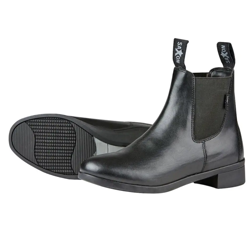 Saxon Child's Syntovia Jodhpur Boots - Black-1