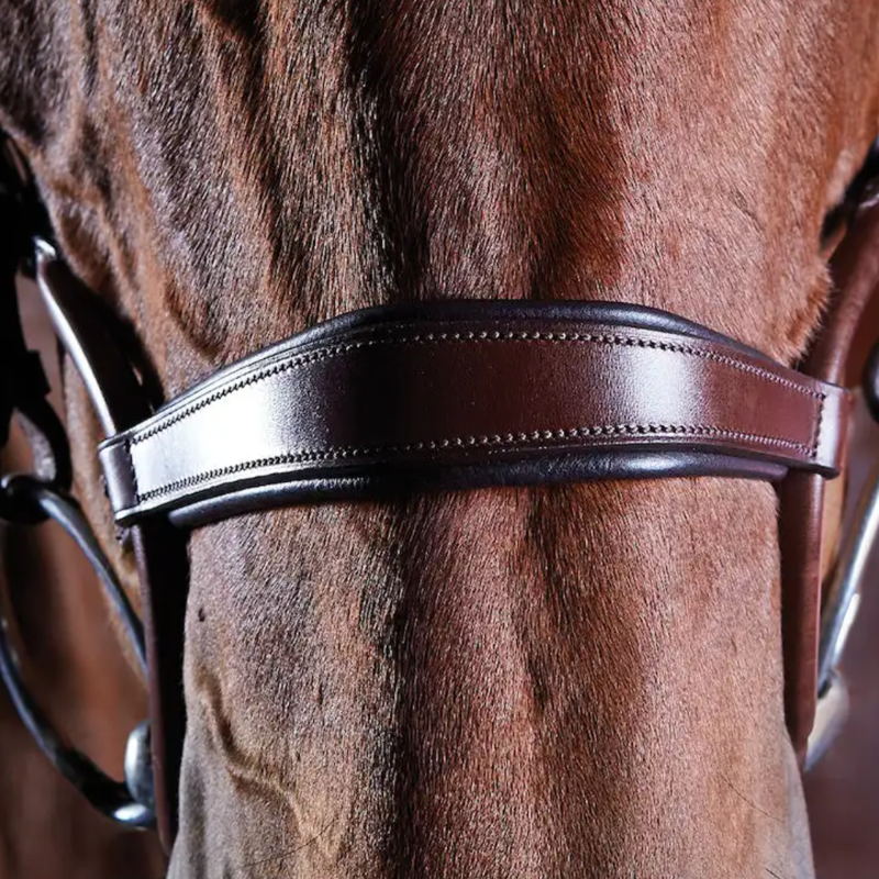 Collegiate ComFiTec Crystal Bridle - Brown-1