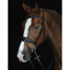 Collegiate Mono Crown Padded Raised Flash Bridle - Black