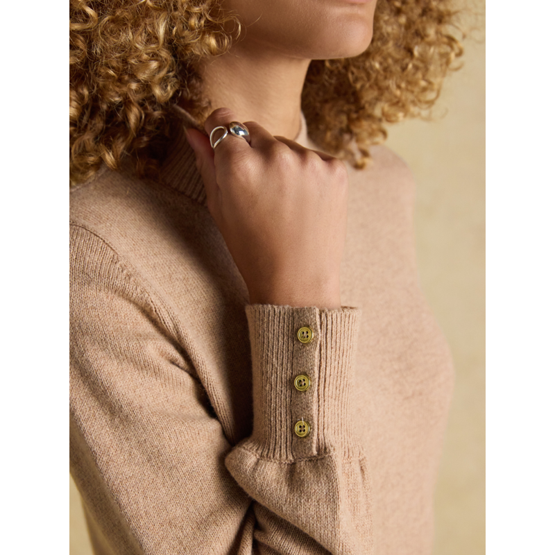 Joules Ladies Enid Knit - Oatmeal-4