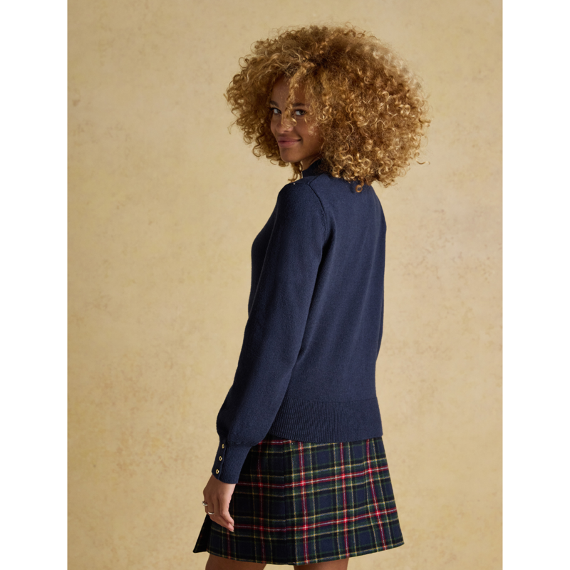 Joules Ladies Enid Knit - Navy-1
