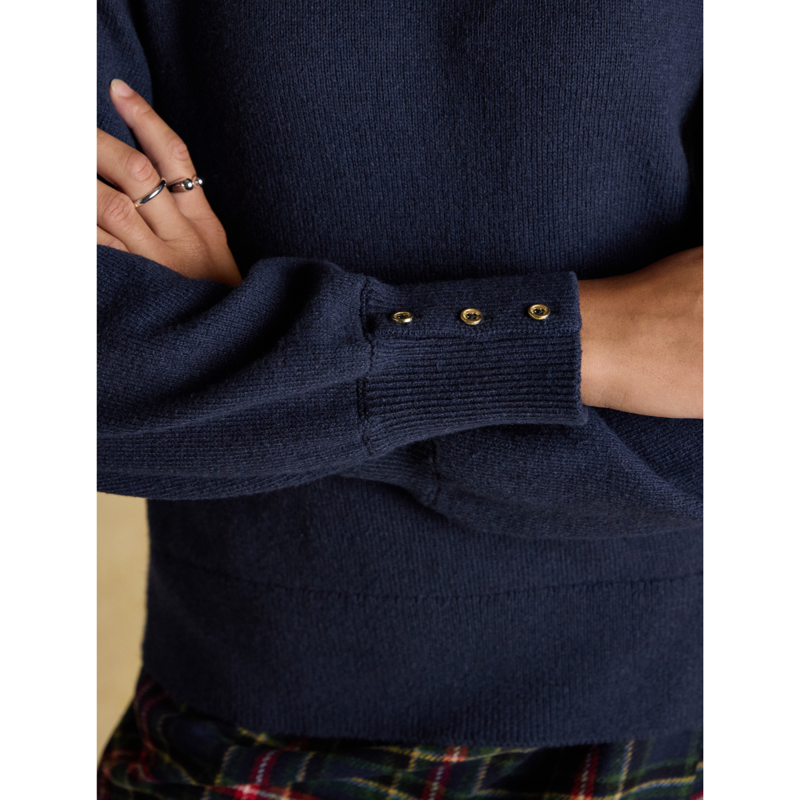 Joules Ladies Enid Knit - Navy-3