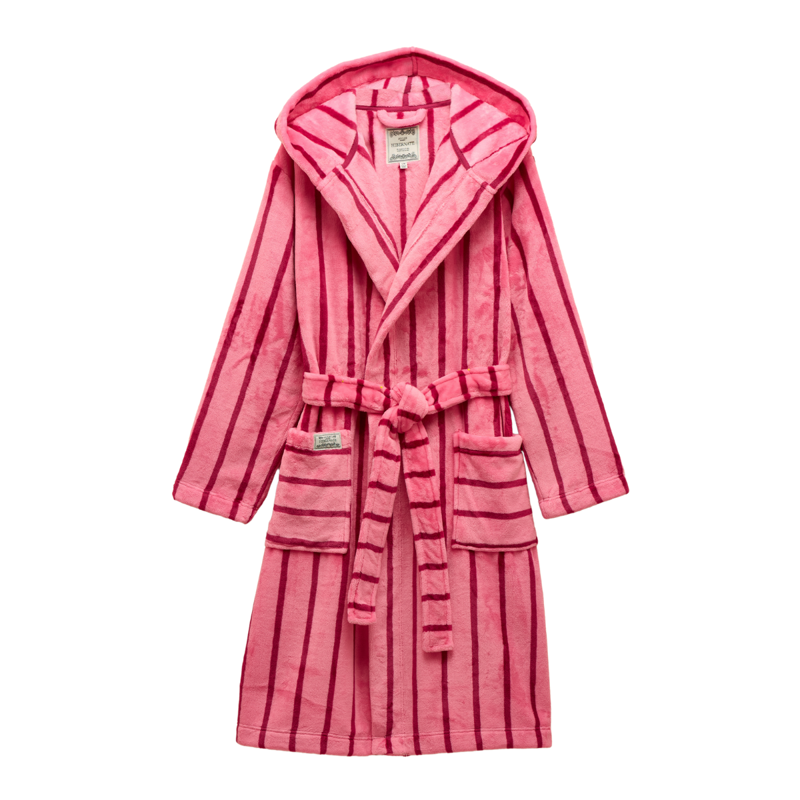 Joules Ladies Luna Dressing Gown - Pink