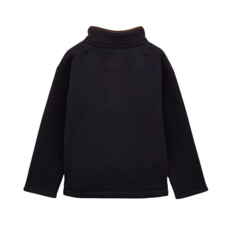 Joules Boys' Heritage Fleece Quarter Zip  - Navy Blue-1
