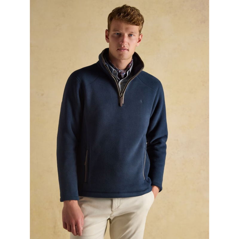 Joules Men's Heritage Quarter Zip Fleece - Navy -1