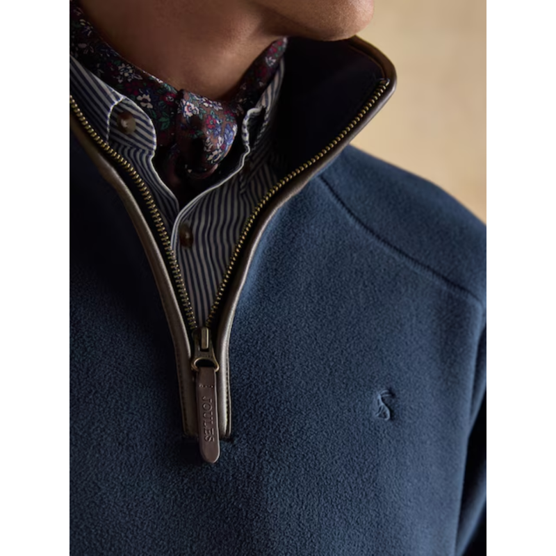Joules Men's Heritage Quarter Zip Fleece - Navy -3