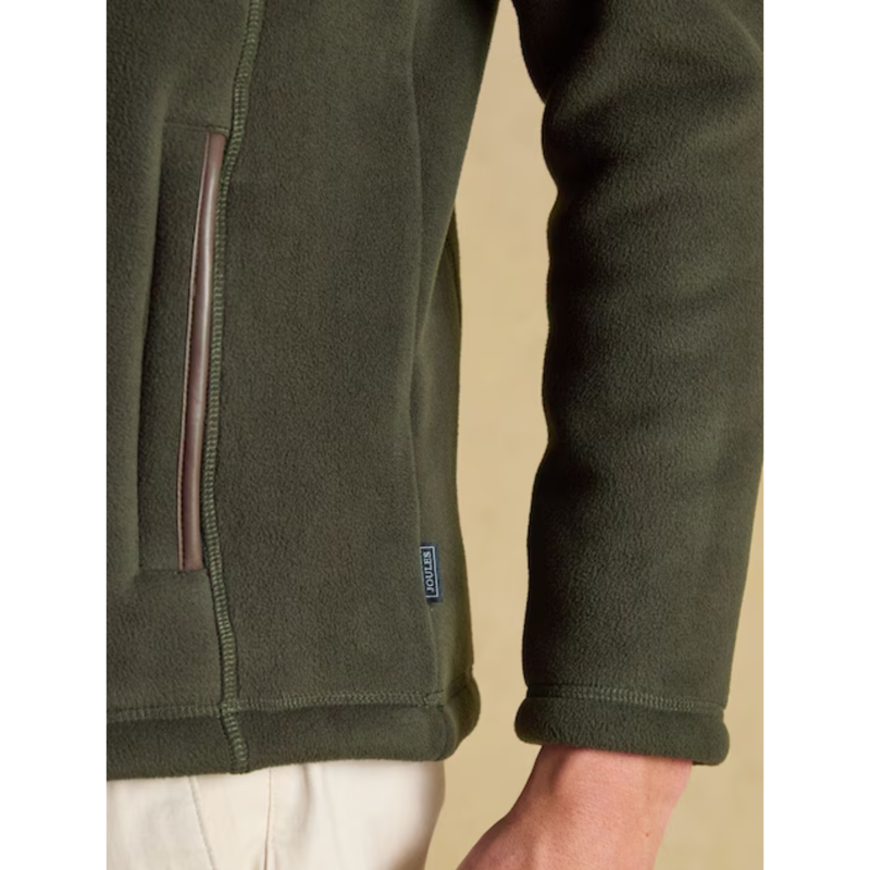 Joules Men's Heritage Quarter Zip Fleece - Dark Green-4