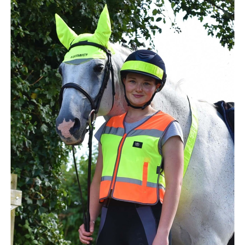 Equisafety Childs Waistcoat - Yellow/Orange-2