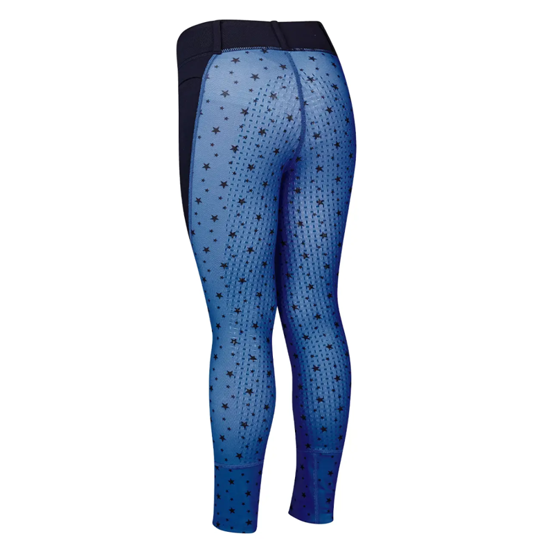 Dublin Childs Printed Cool It Everyday Riding Tights - Navy Stars-1