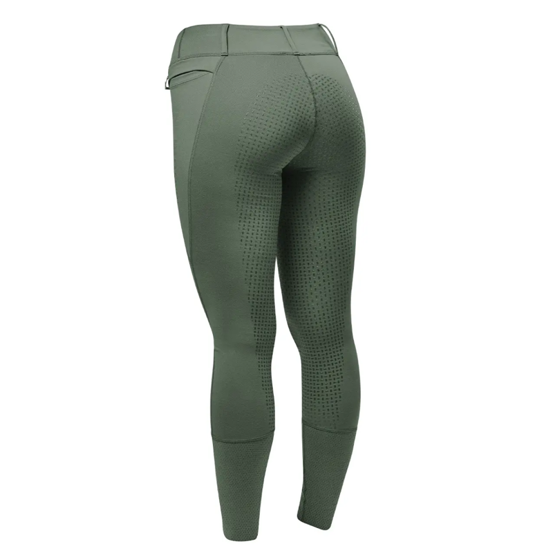 Dublin Ladies Cool It Everyday Riding Tights - Olive Green-1