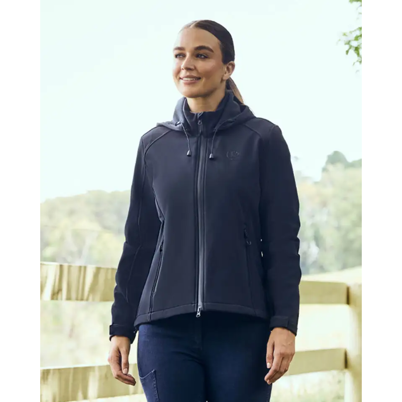 Dublin Ladies Bonded Jacket - Navy-1