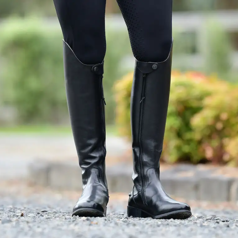 Dublin Ladies Galtymore Tall Dress Boots Reg Calf - Black-1
